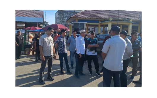 Peninjauan Pasar dan Kopi Pagi bersama Wakil Bupati Kabupaten Bangka Barat